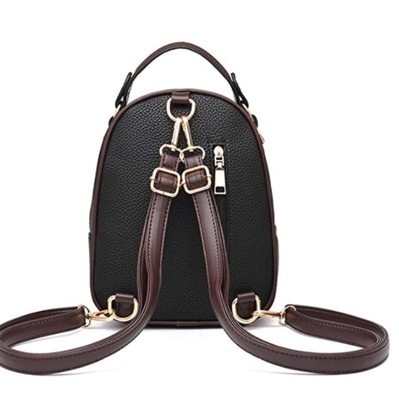 Leather pattern Backpack